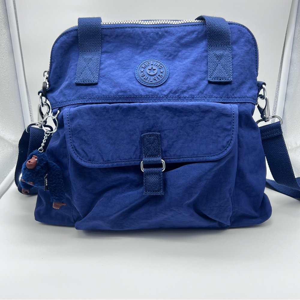 Kipling Pahneiro Ink Blue Tonal Bag